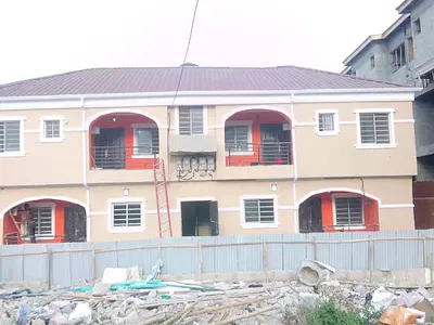 Block of 4 X 2 Bedroom Flats — United Estate Road, Sangotedo, Ajah, Lagos