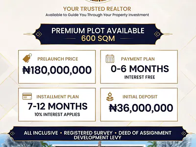 Land with Government Allocation — Badore Close to VGC Ajah Lagos, Lekki, Lagos