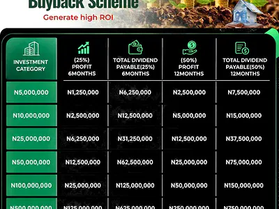 25% Return Premium Scheme — Ayetoro, Ibeju Lekki, Lagos