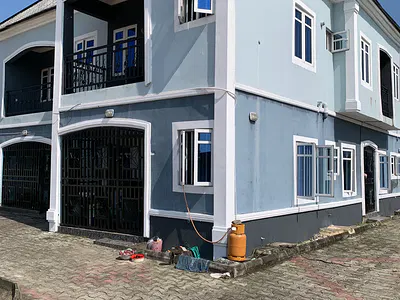 Tastefully Finished Mini Flat Upstairs with Pop — Abijo, Victory Villa Estate, Ajah, Lagos