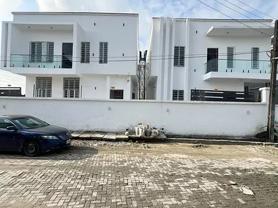 5 Bedroom Semi-Detached Duplex with BQ and Spacious Living Room — Lekki, Lagos