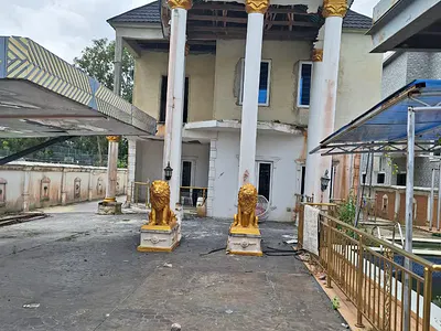 Partially Finished 7 Bedrooms Duplex with Swimming Pool — Ibeju Lekki, Lagos