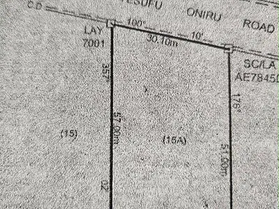 1,600SQM Residential Land for 8-12 Floors 24-48 Luxury Units. — Oba Yesufu Abiodun Way, Oniru, Victoria Island (VI), Lagos