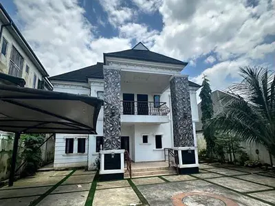 Beautifully Finished 5 Bedroom Detached Duplex with BQ — Airport Road, Obirikwere, Port Harcourt, Rivers