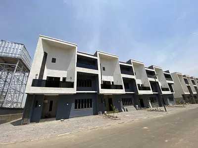 4 Bedroom Terraced Duplex with BQ — Apex Garden Estate, After Games Village, Kaura, Abuja