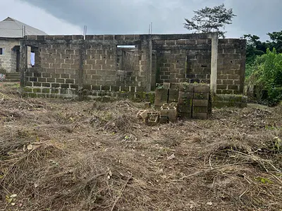 A Carcass 4 Bedroom Detached Duplex at Decen Level on Full Plot — Epe, Lagos