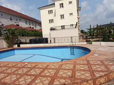 Well Renovated, 8 Units of 3 Bedroom Block of Flat with Swimming Pool — Katampe District Abuja Diplomatic Zone, Katampe Extension, Katampe, Abuja