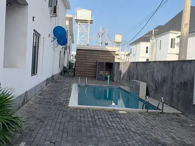 Fully Serviced and Luxury 4 Bedroom Terrace Duplex with Swimming Pool — Lekki, Lagos