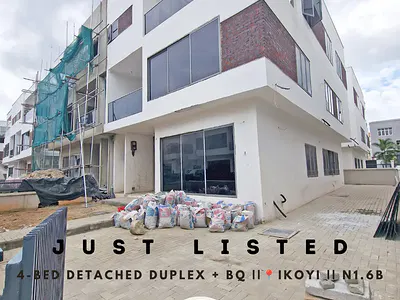 4 Bedroom Semi-Detached Duplex with BQ — Banana Island Road, Ikoyi, Ikoyi, Lagos