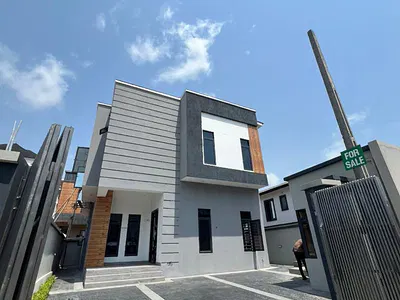 4 Bedrooms Fully Detached House with BQ and Security House — Chevron, Lekki, Lagos