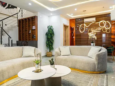 Luxuriously Furnished 3 Bedroom Terraced Duplex with Pool, Gym & Pitch — Ikate, Lekki, Lagos
