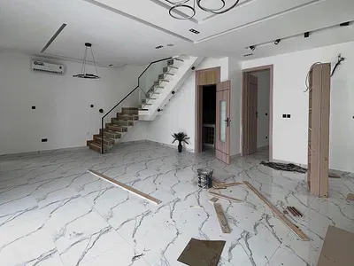 Luxury Brand New 5bedrooms Fully Detached Duplex with a BQ — Chevron Lekki, Lekki, Lagos