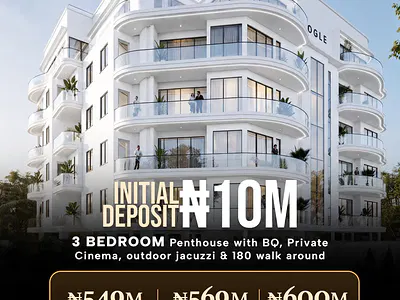Luxury 2 and 3 Bedrooms Flats Appartment with BQ — Lekki, Lagos