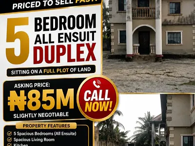 5 Bedroom Detached Duplex — Sokoto Road, Atan Ota, Ado-Odo/Ota, Ogun