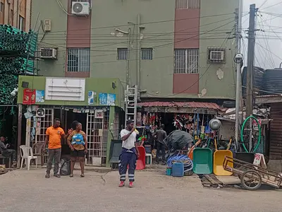 Block of Flat Corner Piece 2 Storey Building That Can Be Demolished or — Toyin Street, Ikeja, Lagos