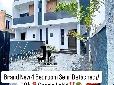 Contemporary 4 Bedroom Semi Detached Duplex — Orchid, Lekki, Lagos