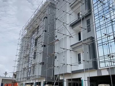 Newly Built 2 Bedroom Apartment with a Pool, BQ, Elevator — Lekki, Lagos