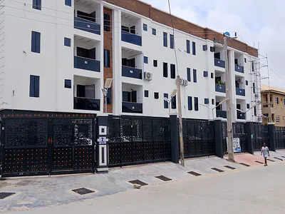 New 2 Bed Apartment with Guest Toilet and Ample Parking Space — Lekki, Lagos