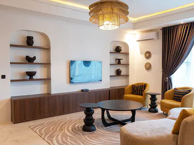 Furnished 2 Bedroom Apartment with a BQ — Victoria Island (VI), Lagos
