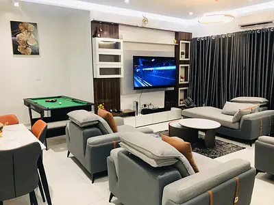 Luxury 1 Bedroom Apartment with PS5 and Snooker — 20, Aromire Avenue, Off Adeniyi Jones, Ikeja, Lagos