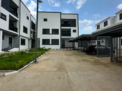 5 Bedroom Terraced Duplex with BQ — Before Paradise Estate Lifecamp, Life Camp, Abuja