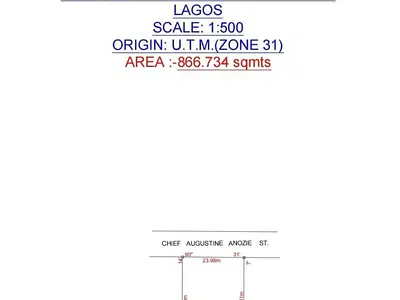 Residential Land with Demolishable Structure — Lekki, Lagos