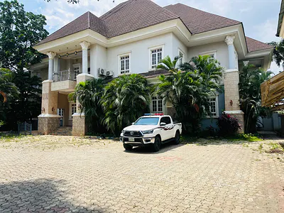 6 Bedroom Mansion 4 Bedroom BQ with 2 Bedroom Guest Chalet Swimming P — Serene Environment, Maitama District, Abuja