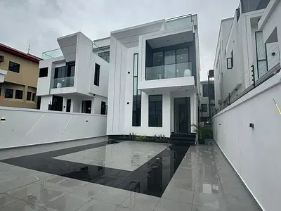 Five Bedroom Fully Detached Duplex with Pool — Lekki Phase 1, Lekki, Lagos