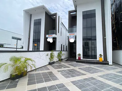 5 Bedroom Fully Detached Duplex with Swimming Pool and BQ — Ikota, Lekki, Lagos