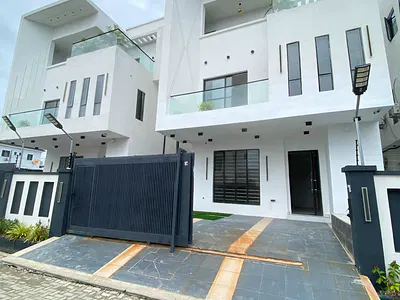 5 Bedroom Fully Detached Duplex with Cinema, Gym, Swimming Pool & BQ — Ikota, Lekki, Lagos