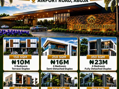 Land Size 150SQM — Airport Road, Lugbe District, Abuja