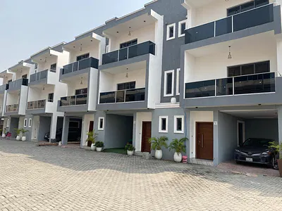 Fully Serviced Brand New 4 Bedroom Terrace Duplex with BQ — Behind Salem Church, Ilasan, Ikate, Lekki, Lagos