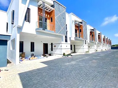 Suitable for Mortgage 4 Bedroom Terrace Duplex — Mobil Road, Ajah, Lagos