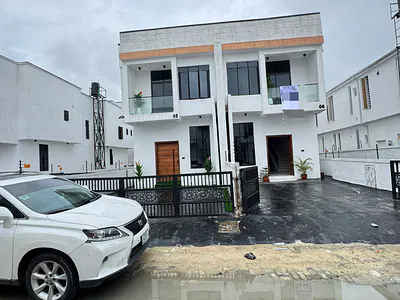 Newly Built 4 Bedroom Spacious Semi Detached Duplex with BQ Available — Ikota, Lekki, Lagos