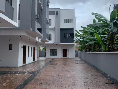 Newly Built 4 Bedroom Terrace with a Room BQ — Alaka, Surulere, Lagos