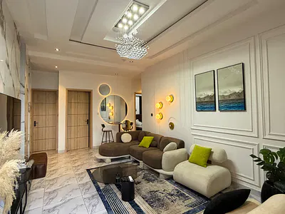 Furnished 2 Bedroom Flat with BQ — Lekki, Lagos