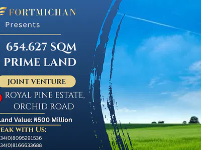 654.627 SQM Prime Land — Lekki, Lagos