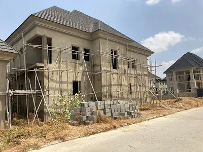 5 Bedroom Detached Duplex with BQ Nearing Completion — Cluster 3, Riverpark Estate, Lugbe District, Abuja