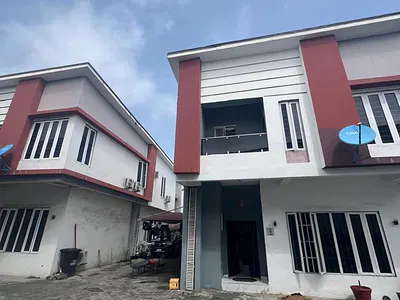 Specious Well Built 5bedroom Fully Detached Duplex with BQ with Pool — Lekki, Lagos