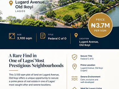 Land with C of O — Ikoyi, Lagos