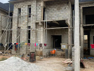 4 Bedroom Terraced Duplex Carcass — Admiralty Estate, Asokoro District, Abuja