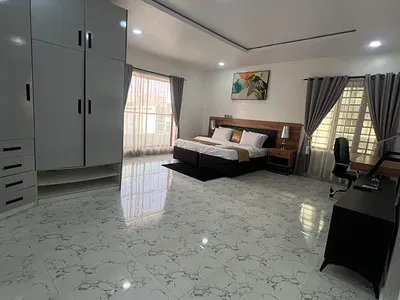 A Luxury Standard Fully Furnished 3 Bedrooms Apartment with BQ — Ikate, Lekki, Lagos