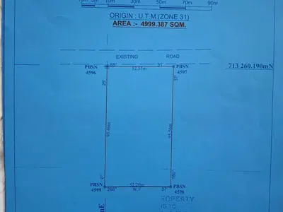 5,000SQM C of O Land Directly Facing the Road, Fully Landfilled & Fe — Monastery Road, Sangotedo, Ajah, Lagos