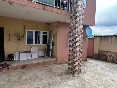 Block of 4 Flats with 2 Bedroom Annex Building — Abesan Estate, Ipaja, Lagos