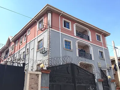 Refurbished 2 Bedroom Apartment — In an Estate, Ago Palace, Isolo, Lagos