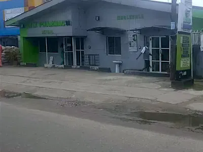 2 Plots of Land with a Bungalow on the Major Road — Okporo, Artillery, Port Harcourt, Rivers