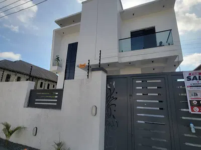 Standard 4 Bedroom Fully Detached Duplex — Sangotedo Ajah Lagos, Ajah, Lagos