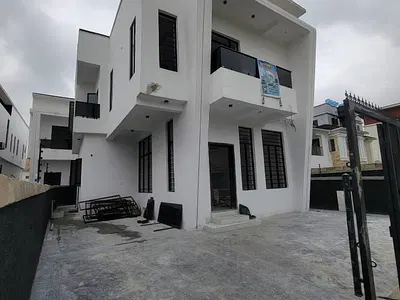 Newly Built Standard 4 Bedroom Fully Detached Duplex with BQ — Blenco Sangotedo Ajah Lagos, Ajah, Lagos