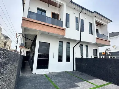 Luxury 4 Bedroom Semi Detached Duplex with BQ — Bakare Estate, Agungi, Lekki, Lagos