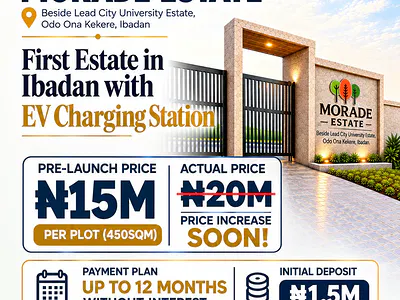 450SQM Residential Land — Beside Lead City University Estate Odo Ona Kekere, Ibadan, Oyo